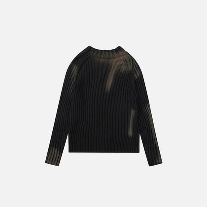 Loose Ripple Knitted Sweater