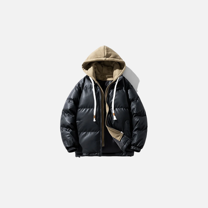 Trendy Thick Cotton Padded Hooded Jacket