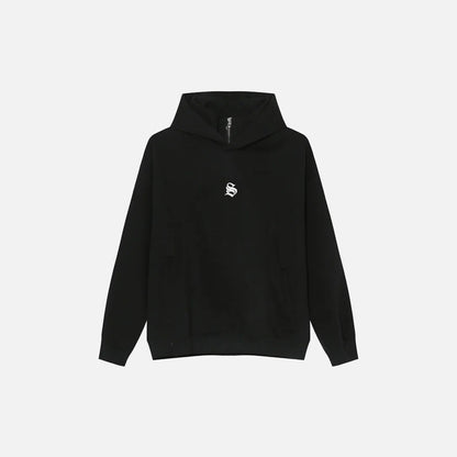 Embroidery S Solid Color Hoodie