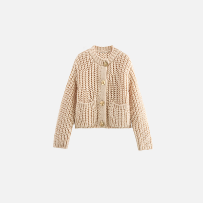 Chunky Knitted Autumn Cardigan