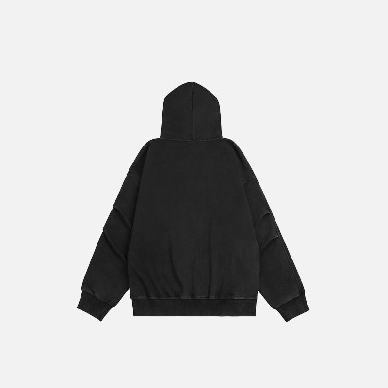 Vintage Moon Zip-up hoodie
