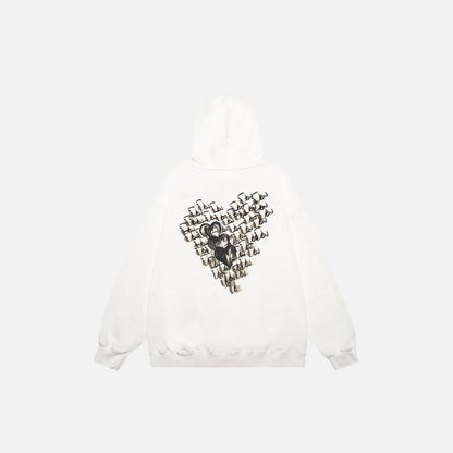Painted Letters Hoodie