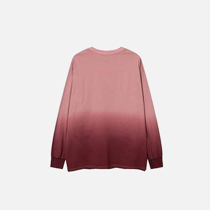 Butterfly Graphic Letter Oversized Sweatshirt