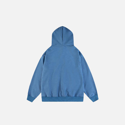 Rose Embroidery Hoodie