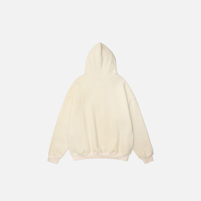 Feel Good Bear Print Hoodie