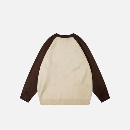 Heart Shaped Knitted Sweater