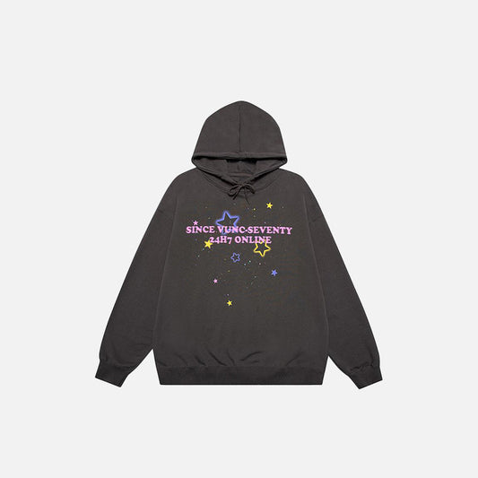 Star Graphic Oversized Hoodie