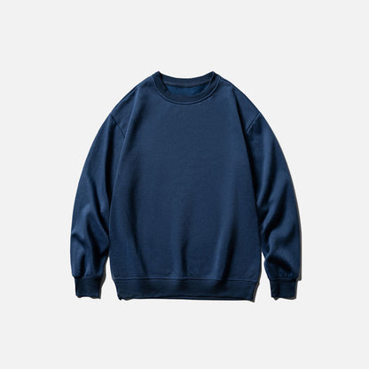 Solid Color Blank Oversized Sweatshirt