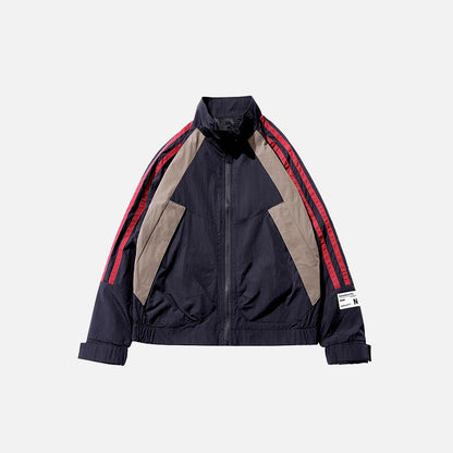 Retro Loose Sports Windbreaker Jacket