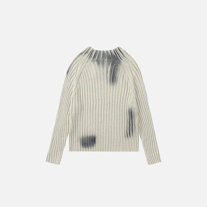 Loose Ripple Knitted Sweater