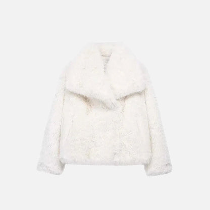 Furry Long-sleeved Jacket