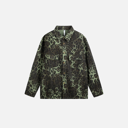 Women’s Green Camouflage Military Jacket