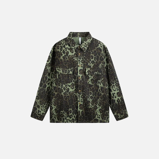 Women’s Green Camouflage Military Jacket