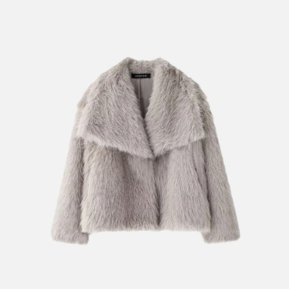 Furry Long-sleeved Jacket