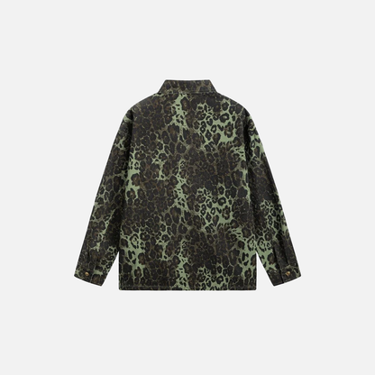 Women’s Green Camouflage Military Jacket