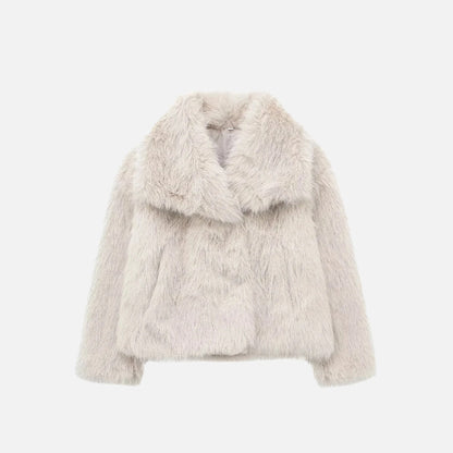 Furry Long-sleeved Jacket