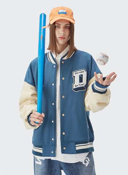 Don't Care Varsity Jacket