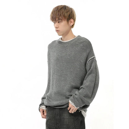 Long-Sleeve Crew Neck Sweatshirt
