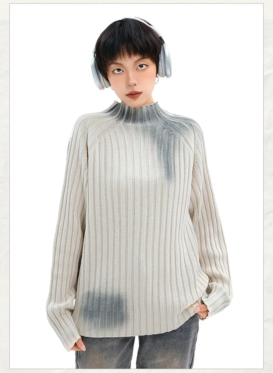 Loose Ripple Knitted Sweater