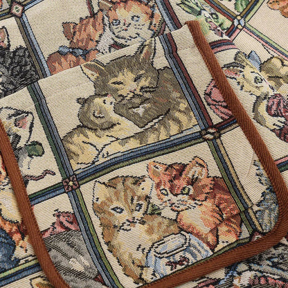 Vintage Pattern Cat Jacket