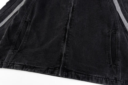 Shadow Stripes Denim Jacket