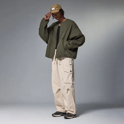 Zip-Up Quilted Jacket