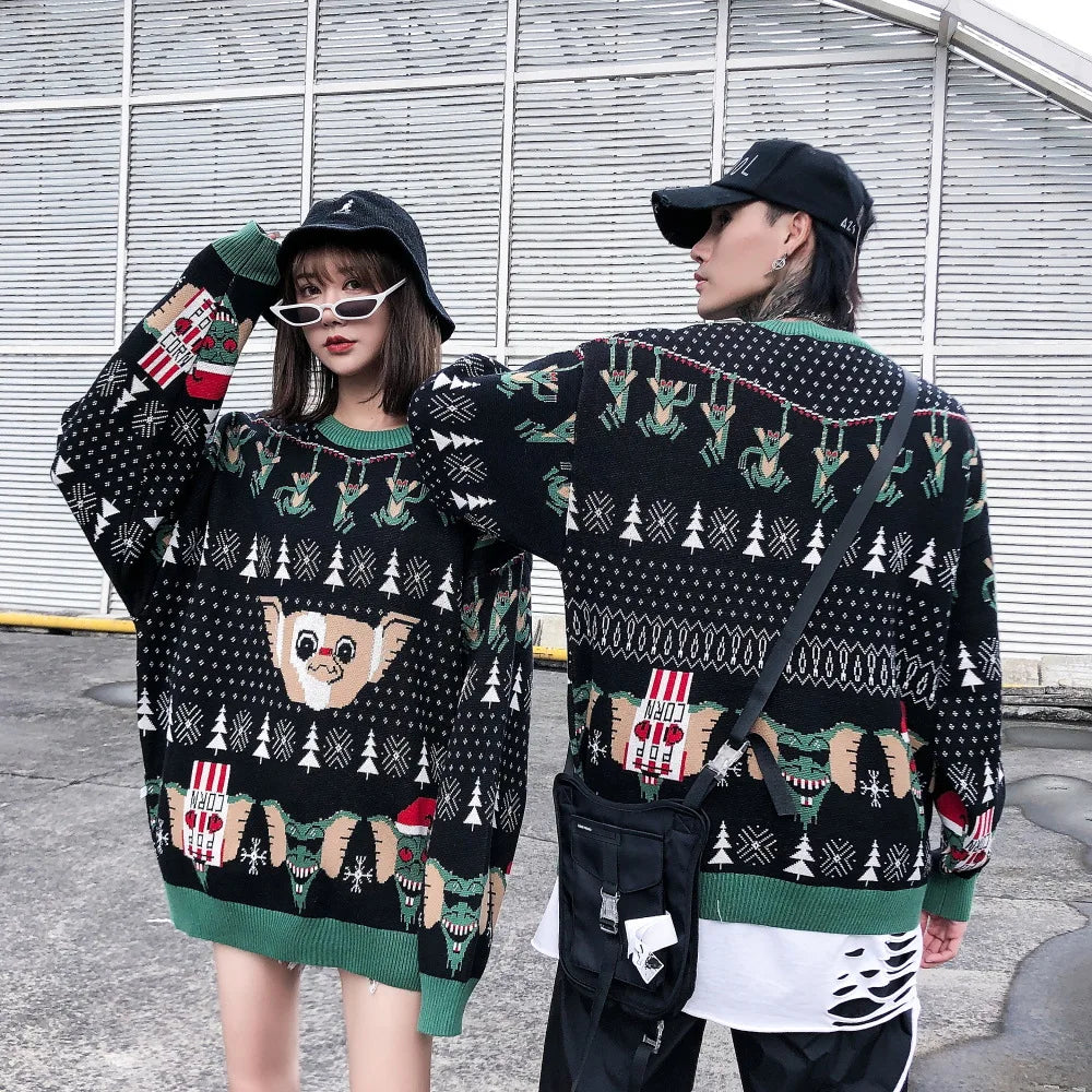 Ugly Knitted Elf Christmas Sweater