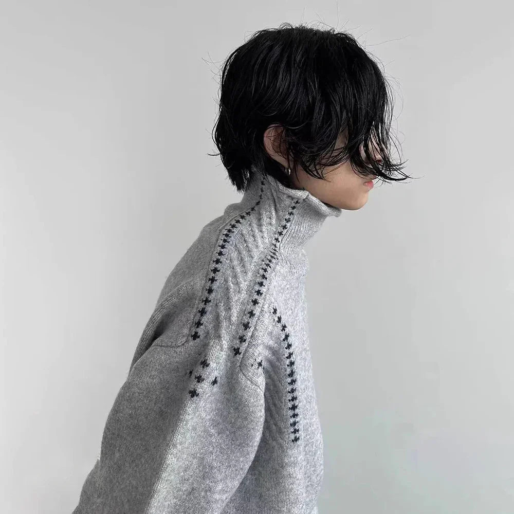 Warmth Without Bulk Casual High Collar Sweater