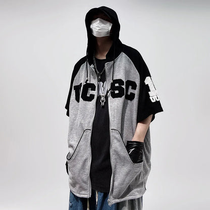 Streetwear Oversized Hip Hop Hooded Sweatshirt