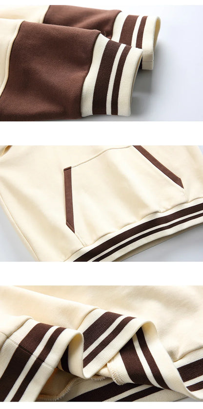 Color Block Oversized Hoodie