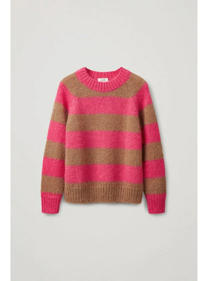 Women Ethereal Striped Winter Casual Sweater