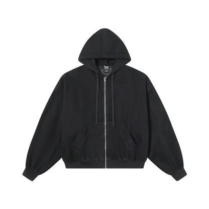 Men Japanese Embroidered Hooded Sweatshirt