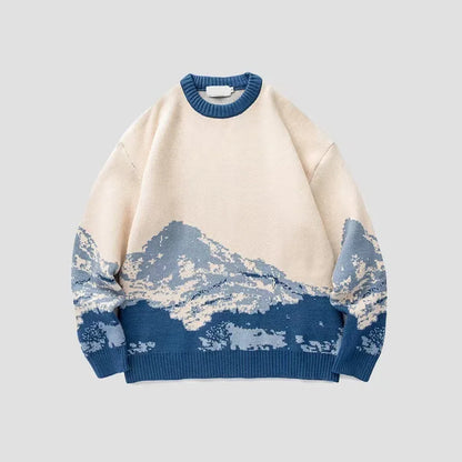 Vintage Japanese Style Knitted Sweater