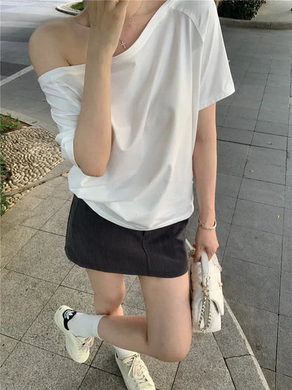 Off-Shoulder Elegance Sweater
