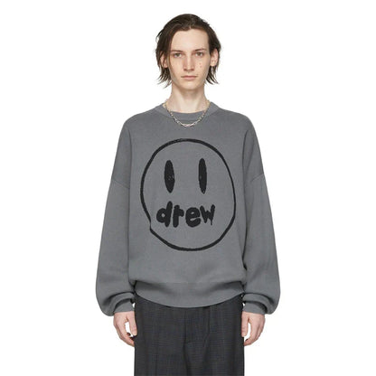 Cozy Loose Fitting Fleece Round Neck Sweatshirt