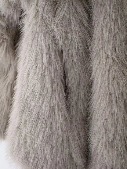 Furry Long-sleeved Jacket