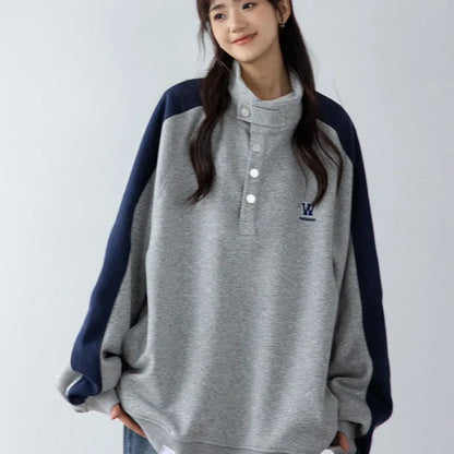 Women Comfort Vintage New American Retro Sweatshirt