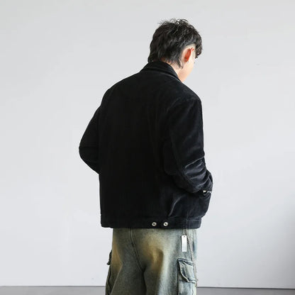 Effortless Vintage American Style Bomber Jacket