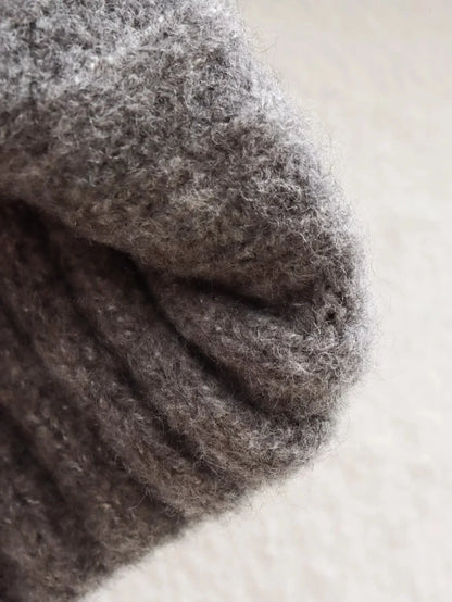 Knitted Crew Neck Sweater