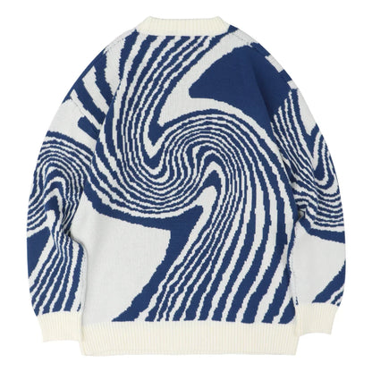 Whirlpool Knit Autumn Casual Sweater