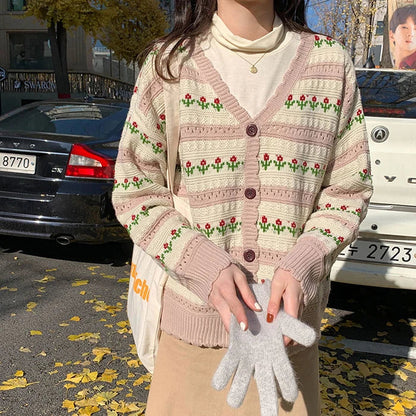 Floral In The Garden Cardigan