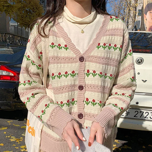 Floral In The Garden Cardigan