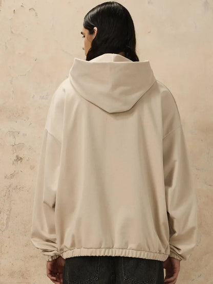 Loose Star Embroidery Hoodie
