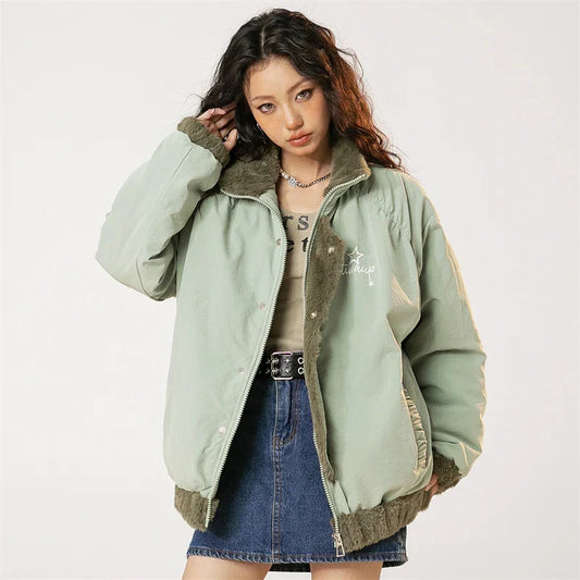 Chic Fleece-Lined Jacket