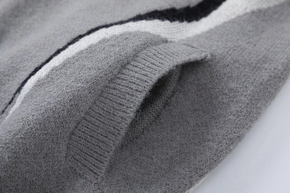 Turbo Drive Gray Star Sweater