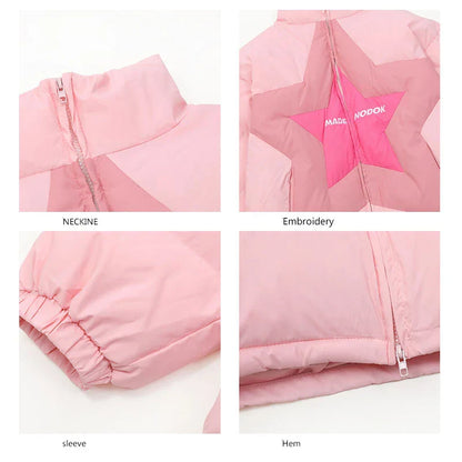 Star Patch Puffer Jacket