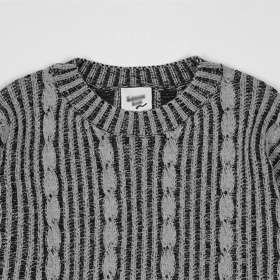 Vintage Stripes Loose Sweater