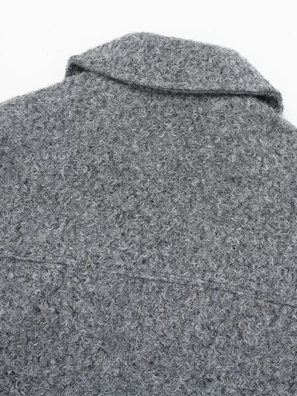 Fleece Turn-down Collar Jacket