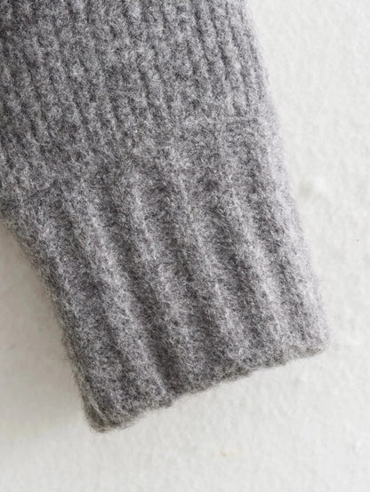 Knitted Crew Neck Sweater
