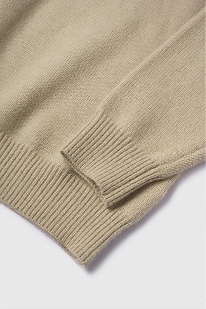 Distressed Lettered Sweater